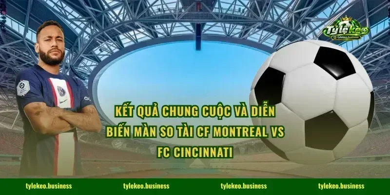 Kết quả chung cuộc và diễn biến màn so tài CF Montreal vs FC Cincinnati